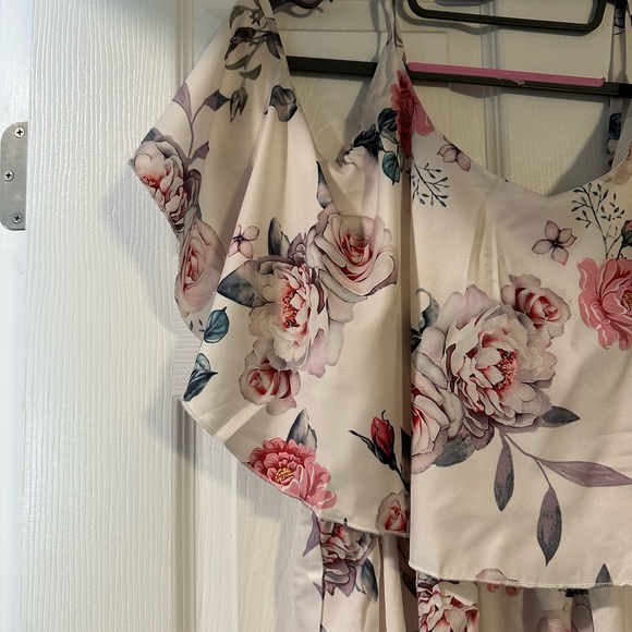 Sheilay summer dress beige and pink XL - Picture 8 of 10